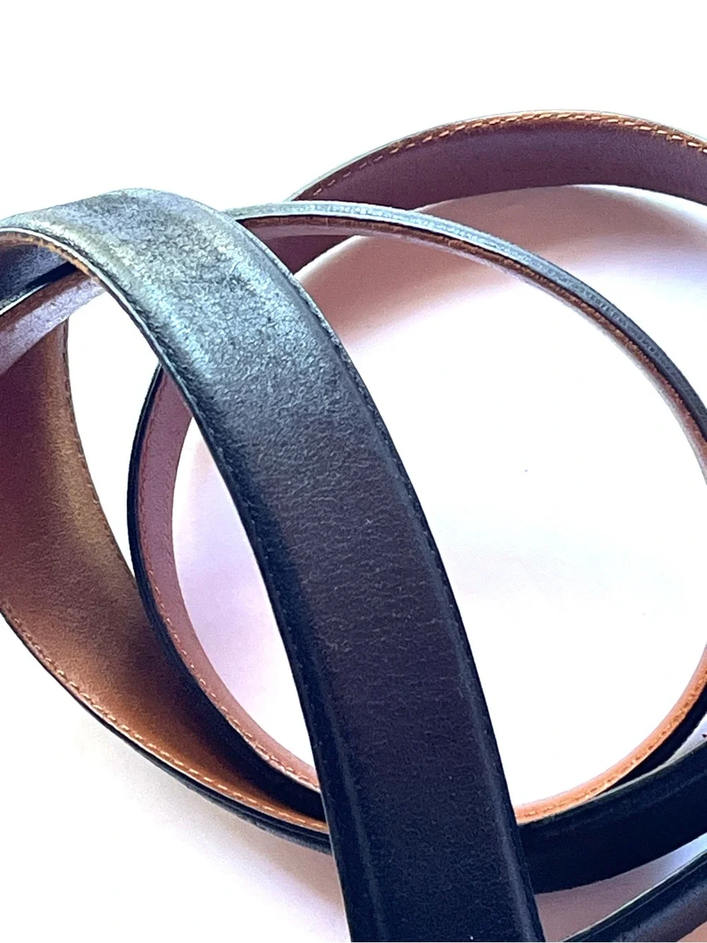 Polo Ralph Lauren Men's Black Italian Leather Belt